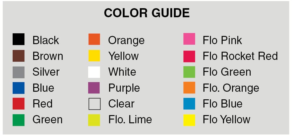 Marking Flag Color Guide | Blackburn Flag