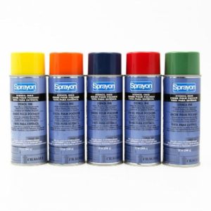 Sprayon stencil ink paint cans