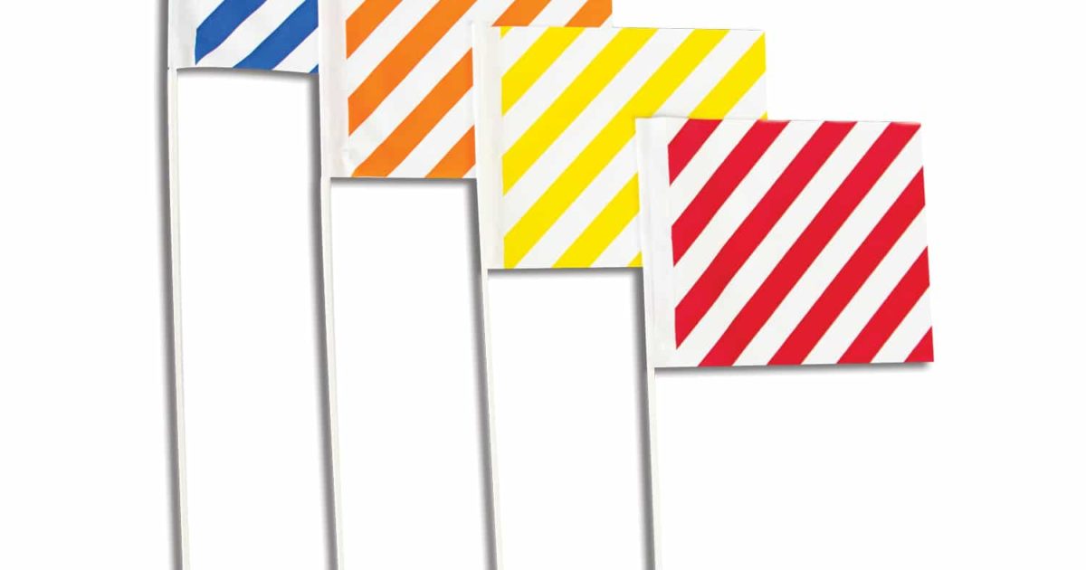 High Visibility Flags Patterned Utility Flags BMC